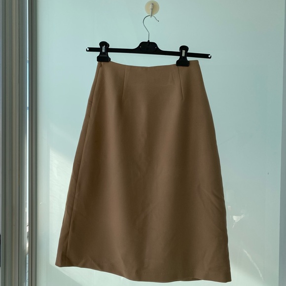 Oak+Fort Tan Skirt - Picture 2 of 3